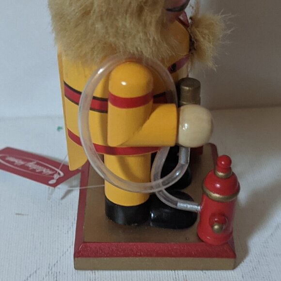 NWT 6" Mini Wooden Fireman Nutcracker Christmas Holiday Home Decor Collectible - Picture 3 of 10